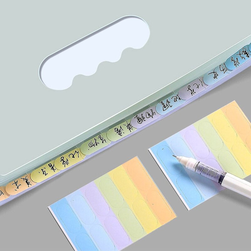 Multi-purpose Standing Document Folder Expandable A4 File Folder 25 Pockets Colored Index Tabs for Office