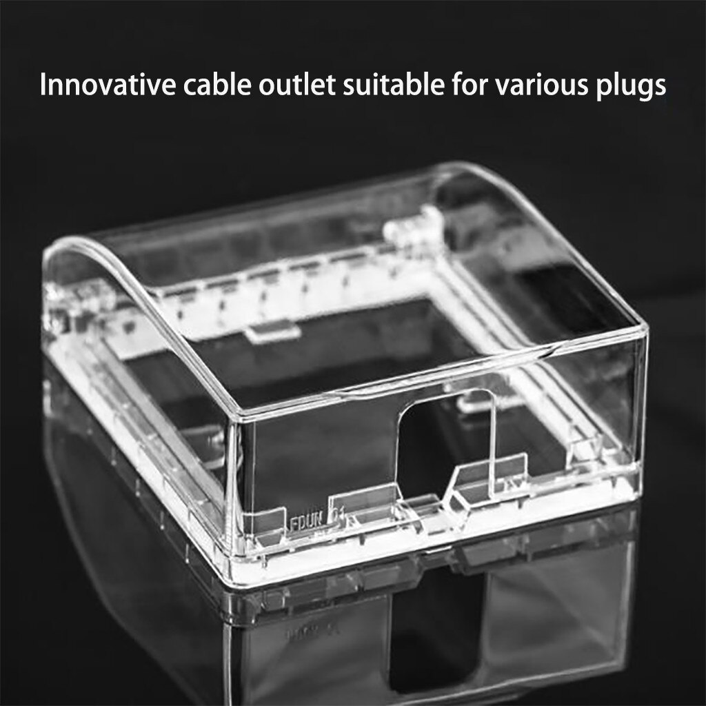 86type Light Panel Socket Doorbell Flip Cap Cover Clear Bathroom Kitchen Accessory Plastic Wall Switch Waterproof Cover Box #T1P