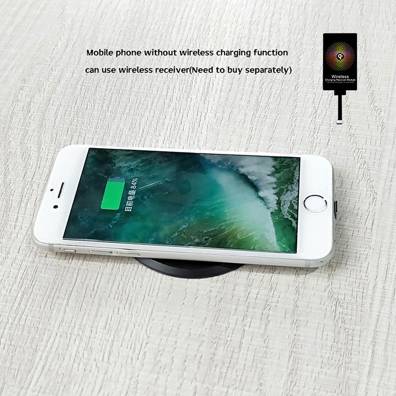 Desktop Ingebed Draadloze Oplader Voor Iphone X Xs Max Xr 8 Plus Snel Opladen Voor Samsung S8 S9 Plus Note 9 8 Usb Telefoon Oplader