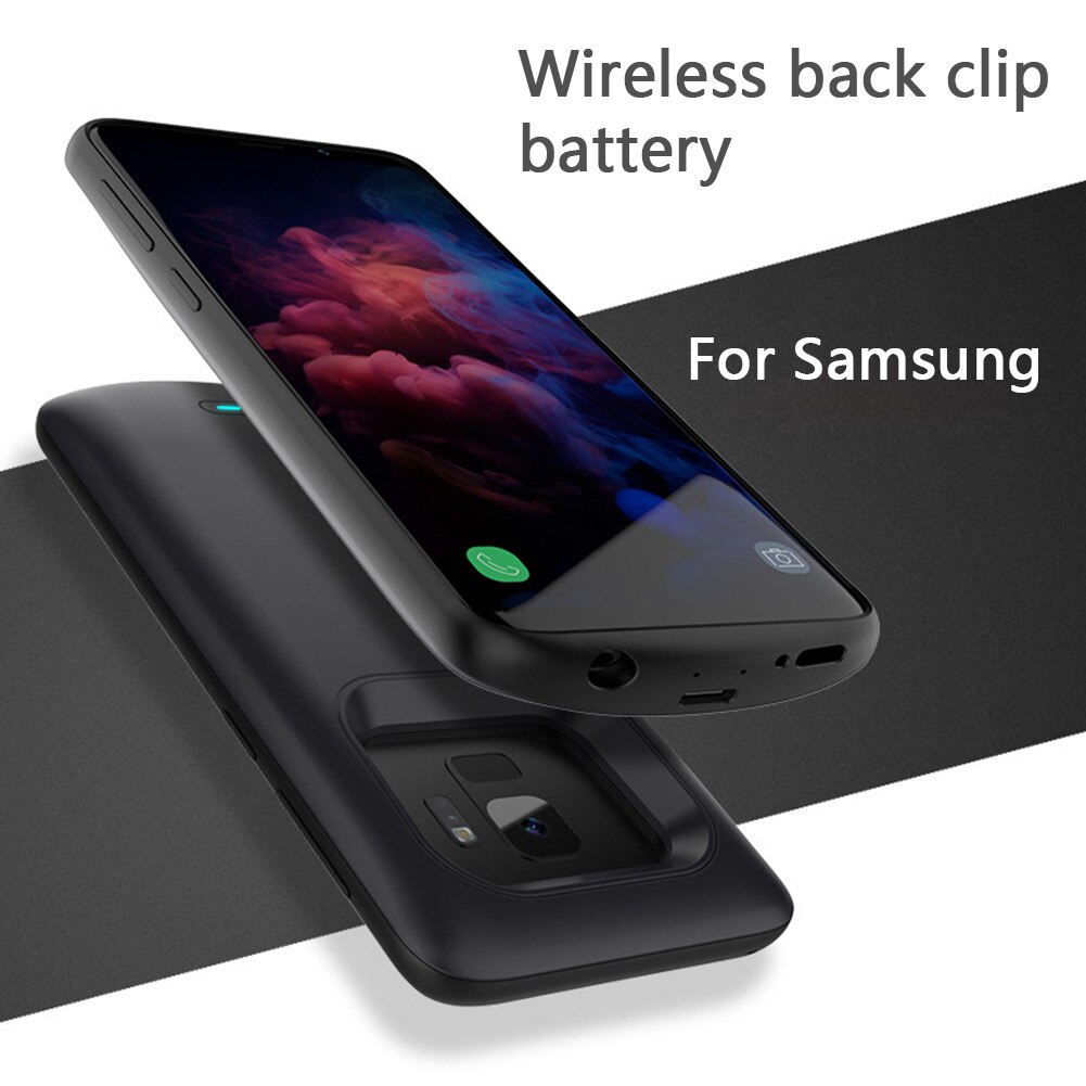 Battery Charger Case Voor Samsung S9 S9 Plus Opladen Powerbank Case 5000Mah Voor Galaxy S9 S9 Plus Batterij Case terug Clip
