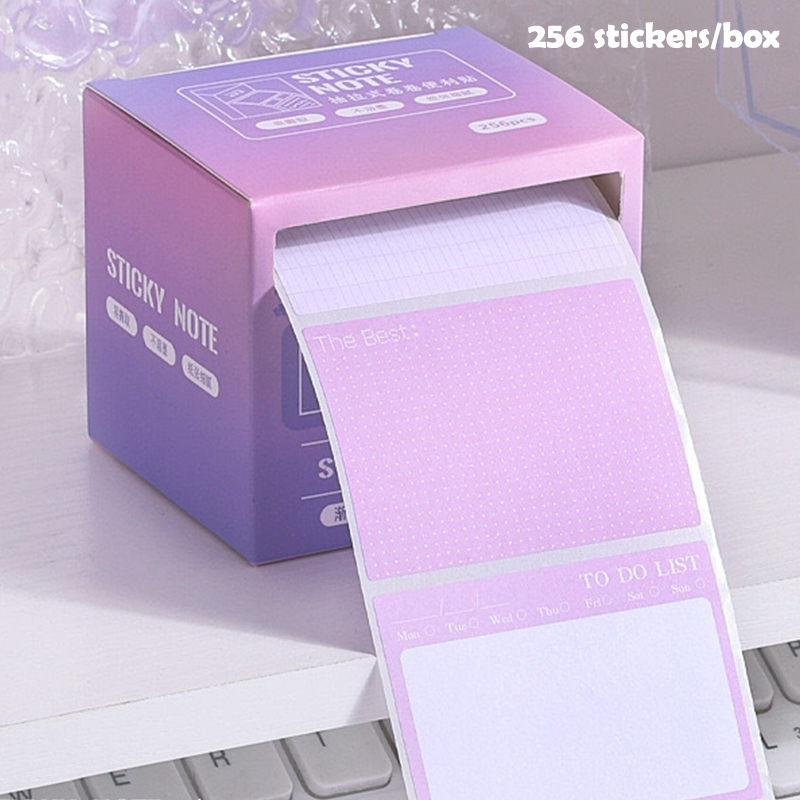 Etykiety samoprzylepne wielokrotnie wklejane bez kleju Wygodne naklejki Proste, urocze artykuły papiernicze Przezroczysta książka z naklejkami