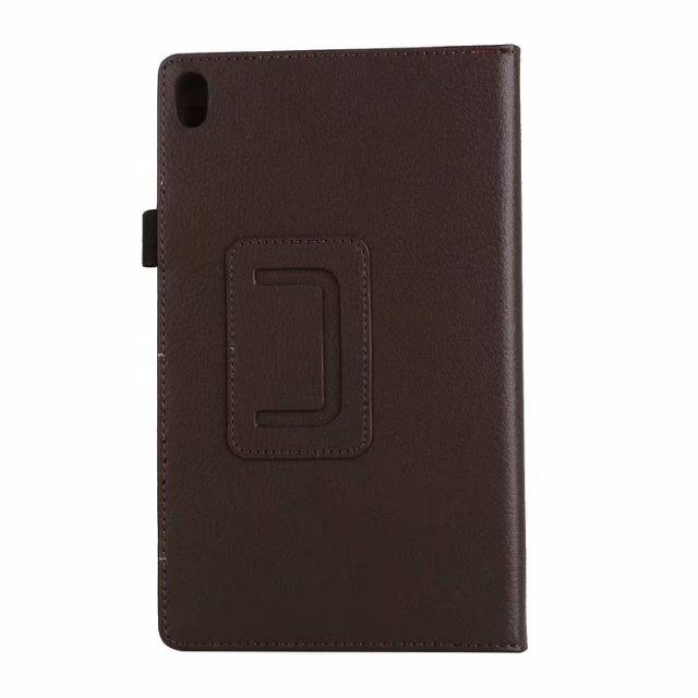 Pokrywa dla Lenovo Tab 4 10 Plus TB-X704F X704L X704 PU skórzany futerał na Tablet Capa dla Lenovo TAB4 10 "TB-X304F X304L odwróć pokrywa: Brązowy