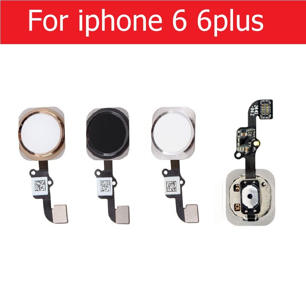 Home Button Flex Cable Assembly For iPhone 5S SE 6 6s 7 8 Plus Home Button Screen On Contral Flex Cable Replacement Repair Parts