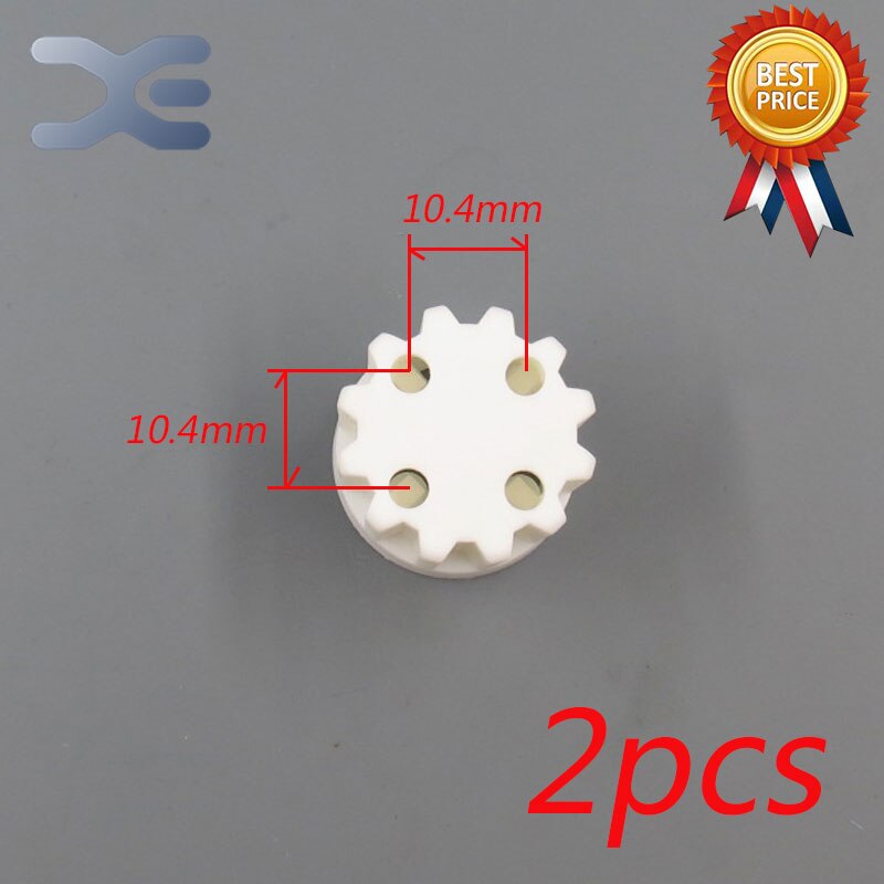 2 Stuks Vleesmolen Onderdelen Pp Plastic Gear Diameter 25Mm Kleine Gat Diameter 3.7Mm