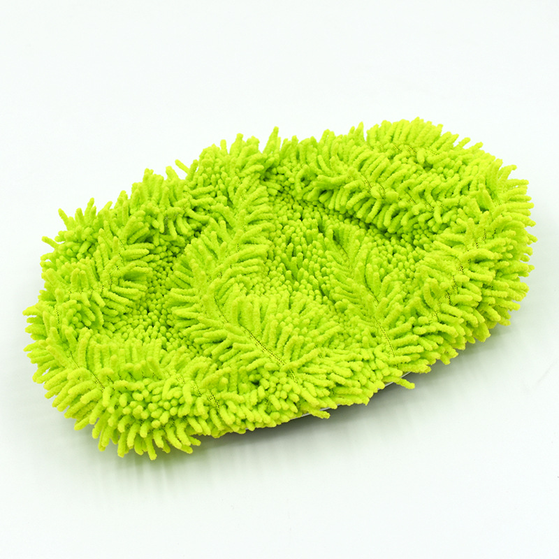 Microfiber Mop Cloth Absorbent Sponge Replacement Reusable Suitable for Swiffer Flat Mop Household Accessories Green Bathroom