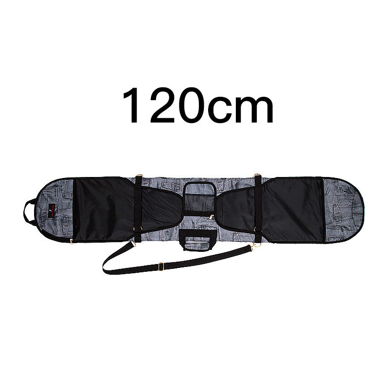Skitasker speciel skitaske snowboardtaske taske denim dumplings skiboard skridsikkert finerbetræk: Lysegrøn