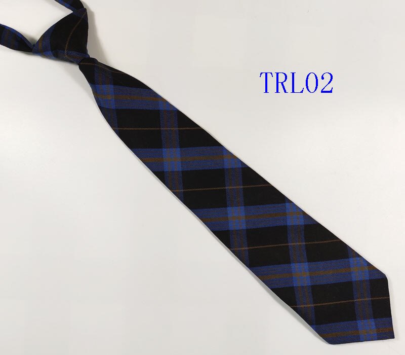 Dreng plaid elastik justerbare slips skole bryllup slips børn studerende gravatas 33cm længde 7cm bredde: Trl 02