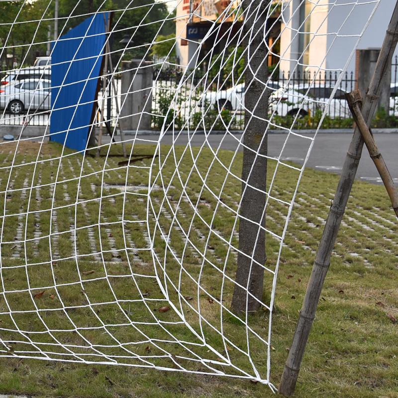 8x4ft Full Size Football Net for Soccer Goal Post Polypropylene Fiber Football Necessity Sports Match Training Tools