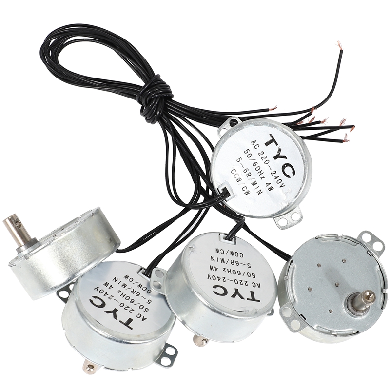 Synchrone Motor Ac 220-240V 50/60Hz 4W 5/6 Rpm Robuuste TYC-50 Koppel 4KGF.CM: Default Title