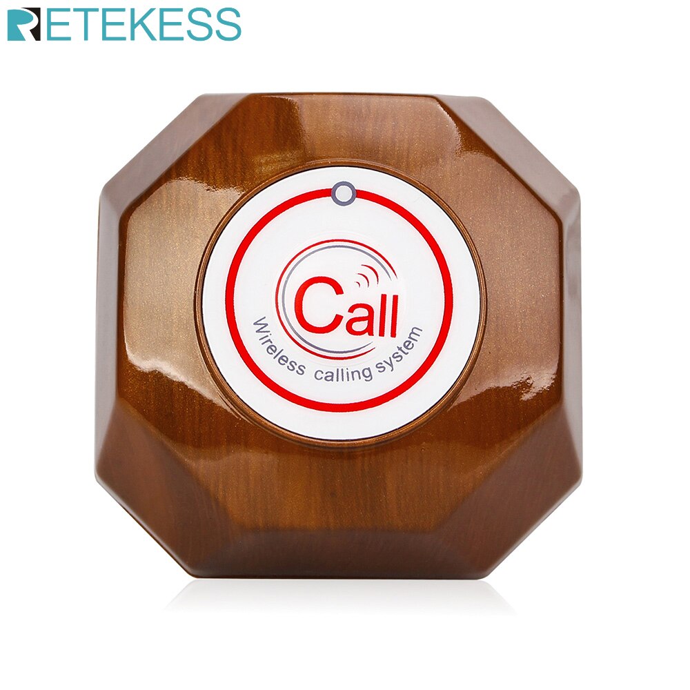Retekess T133 433MHz Call Button Transmitter Call Bell Pager for Wireless Calling System Restaurant Equipments F9426A