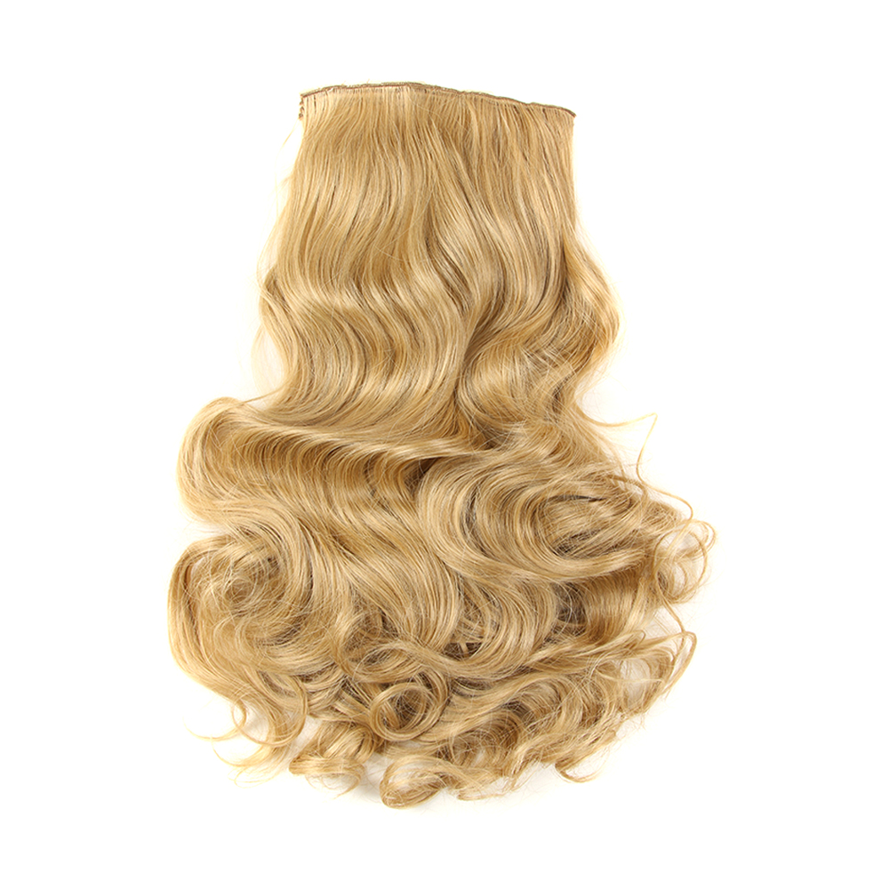 Noble Lange Synthetische Haar Clip In Hair Extension Hittebestendige Haar Ombre Body Wave Clip In Haar: 16A 42B