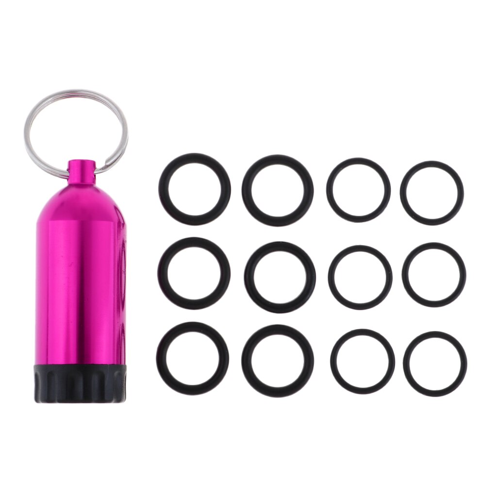 Scuba Tanks 12 O-Ring Dive Kit Sleutelhanger met Messing Pick Multicolor Scuba Tank Met O Ring duiken Tank