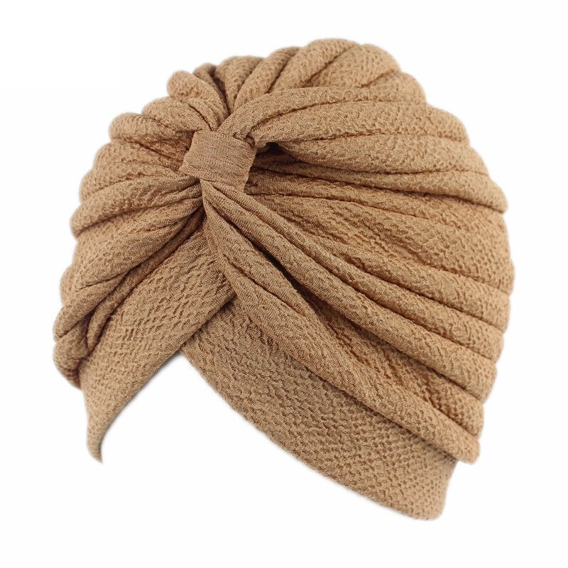 Muslimsk huvudduk keps kvinnors håravfall hårskydd tråd förtjockad elastisk tyg indisk mössa kemoterapi hijab populär: Kamel