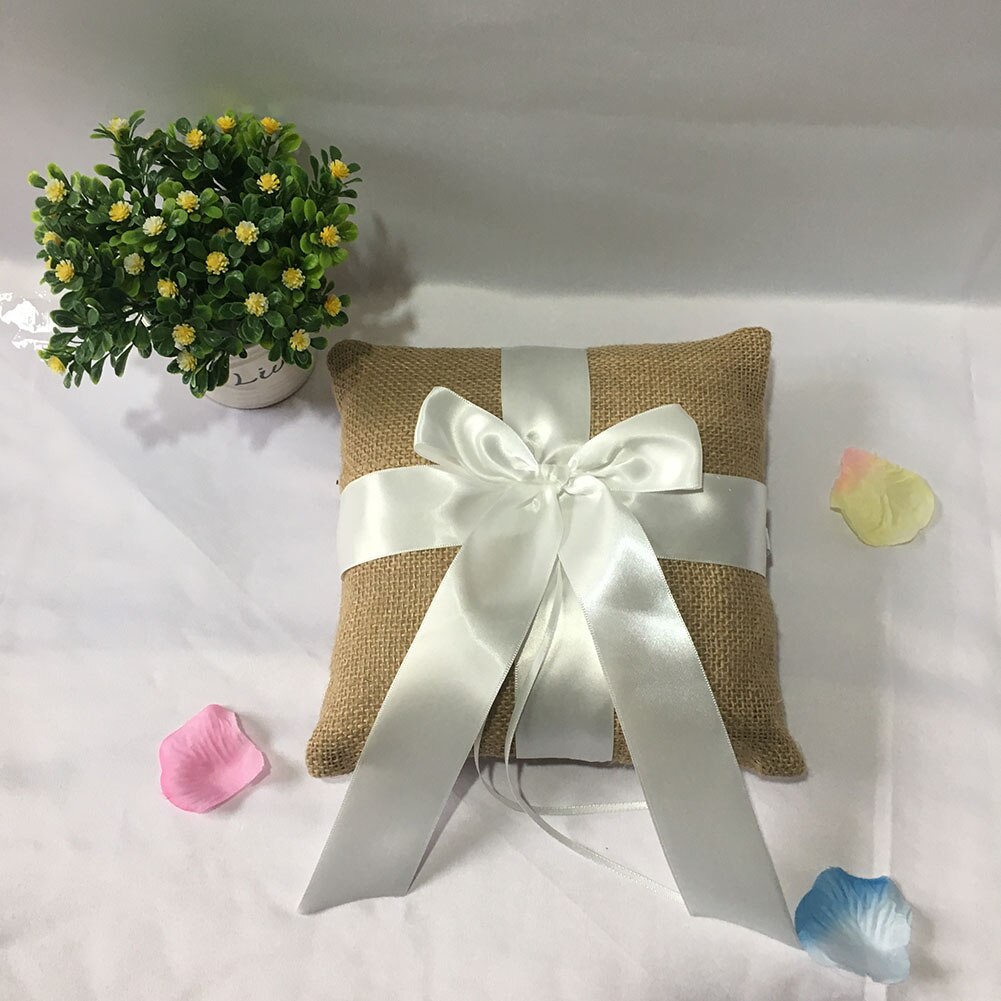 1 set gästbok penna stativ ring kudde blomma korg bröllopsfest bärbar dekoration hogard