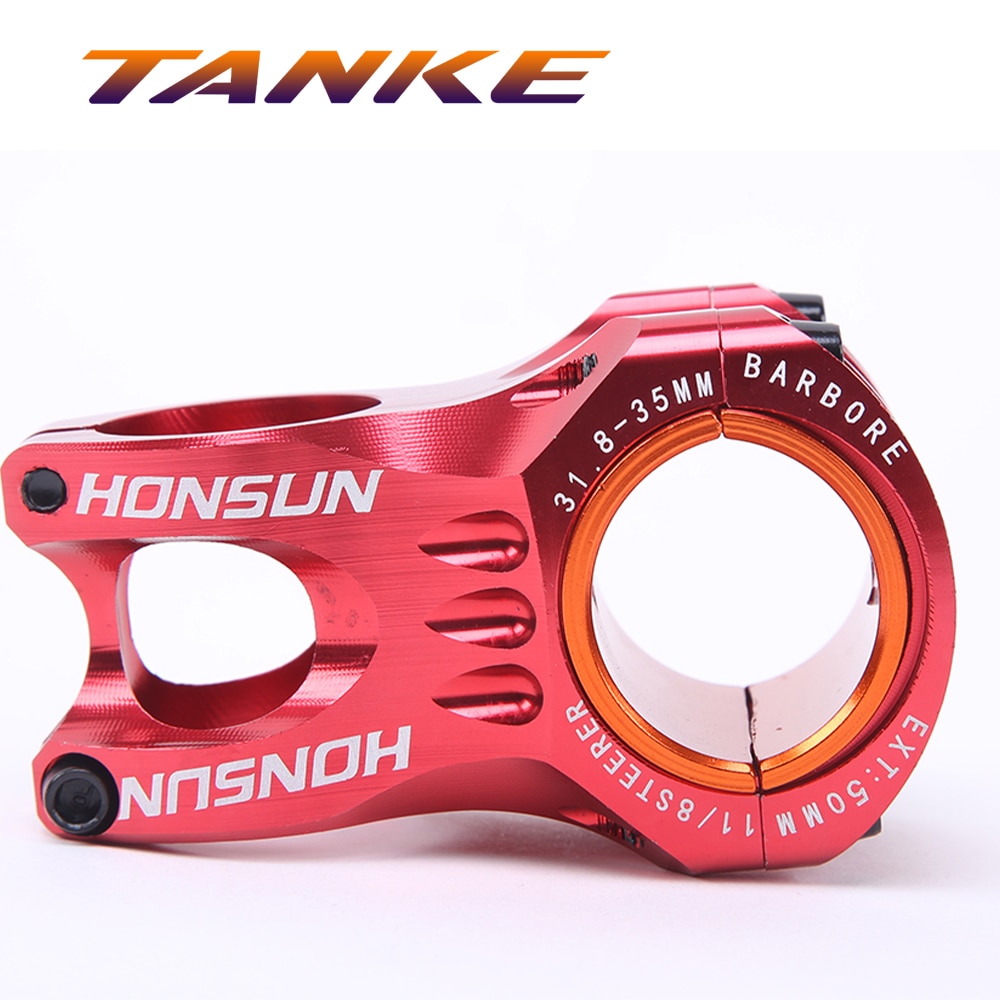 PRoHONSUN 31.8 * 28.6 * 50MM Zero Degree Mountain Bicycle HandlebarStem 5 Color AM XC MTB DH Bicicleta montanha Bike Stem Alloy