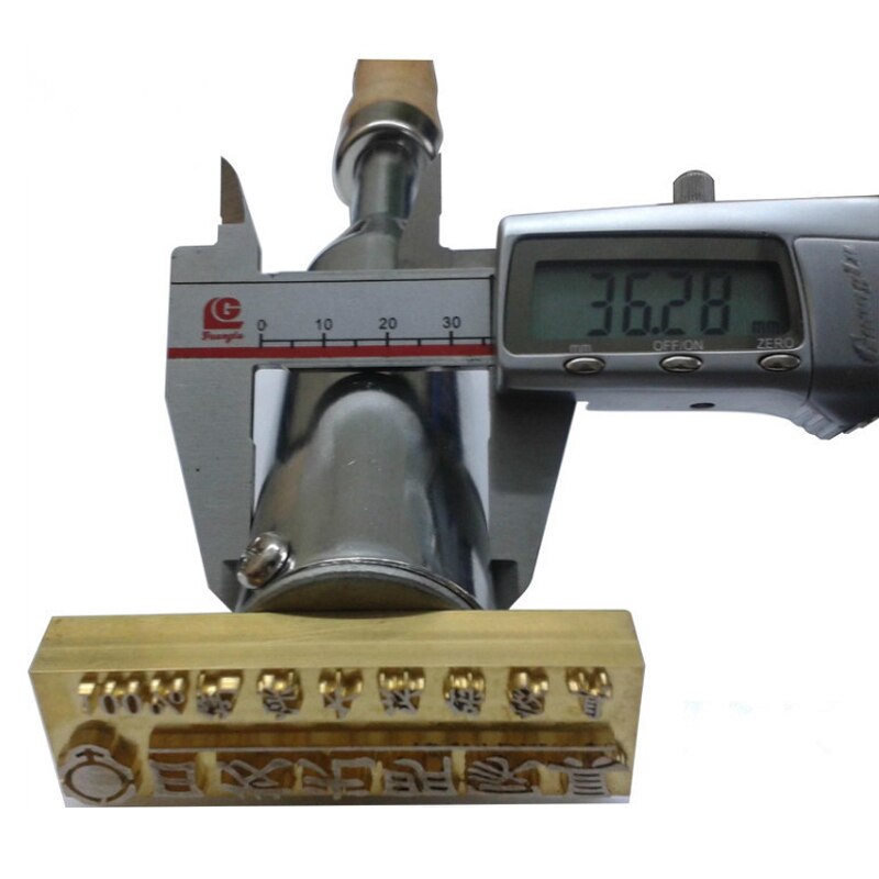 220 V Handheld Stamping Machine Cake Branding Machine LOGO Lederen Reliëf Hout Markering Embossing Machine 40*40 MM