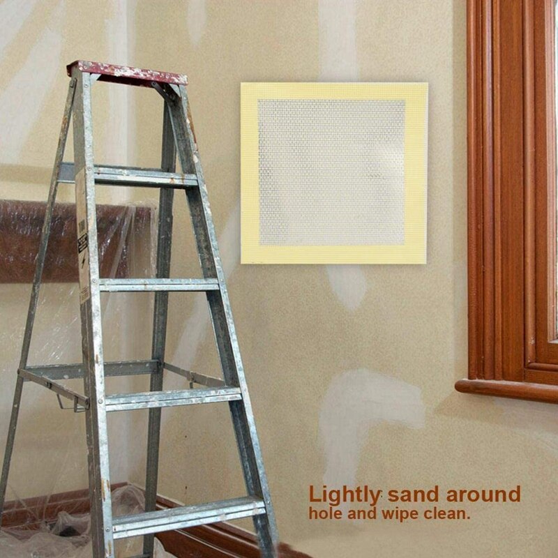 5 Pcs Self Adhesive Wall Repair Patch Drywall Patch for Wall Hole Damages(6X6Inch)