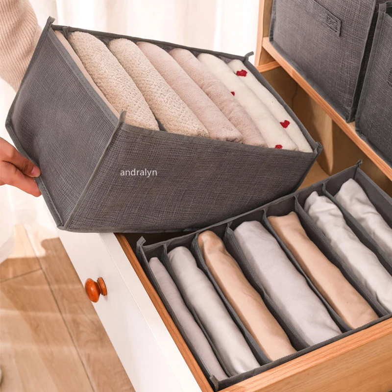 Closet Pants Organizer Cabinet Storage Organizer Box Storage Clothes Organizer For Underwear Sock Shirt Jeans Pants Organization