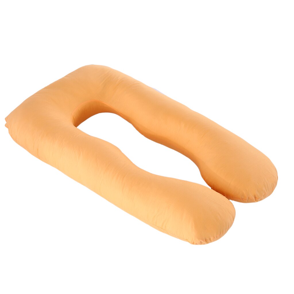 Taie d'oreiller complète en forme de U | Assortiment de 130x70cm, pour le remplacement des traversin de maternité, étui de soutien pour la grossesse, 8 couleurs disponibles