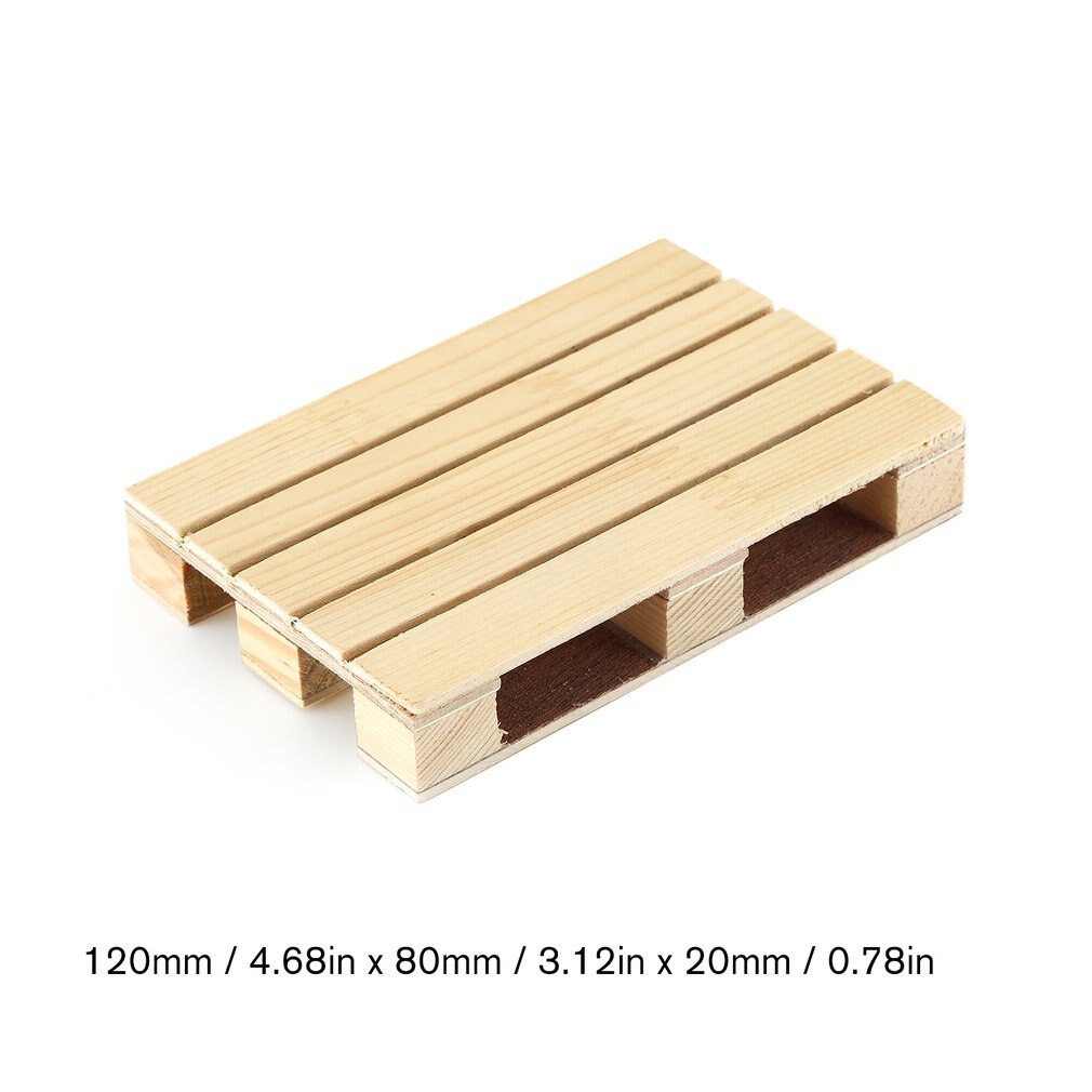 Palette de stockage de Simulation pour voiture d'escalade Rc, accessoires modifiés, matériau en bois, pour voiture à chenilles Rc 1/10