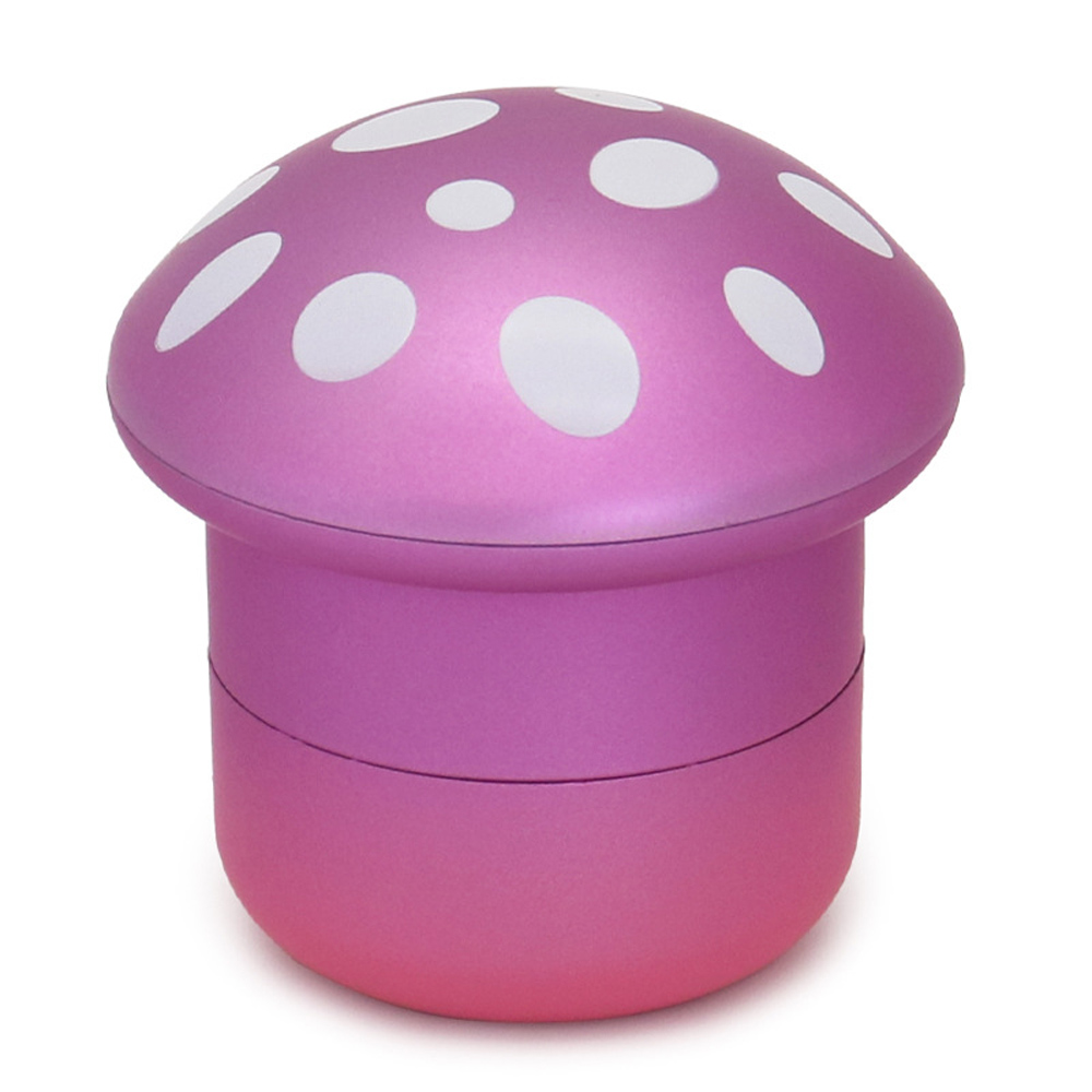 Grand broyeur métallique pour herbes, 70MM, en forme de champignon, pour fumée, 4 couches, pour épices, plastique et métal durables: Violet