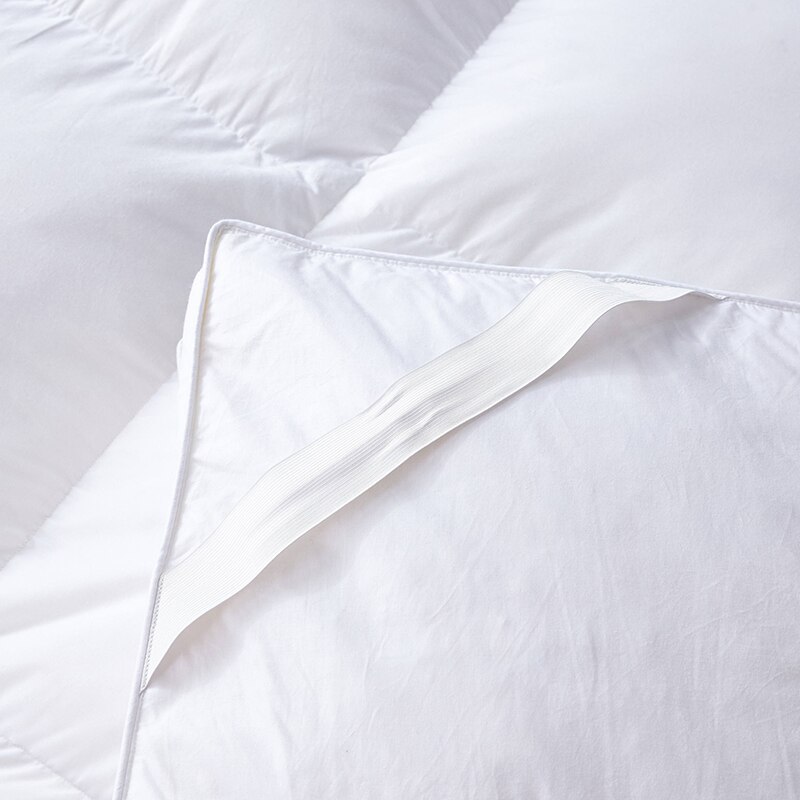 Zachte witte ganzendons gevuld matras/matras topper
