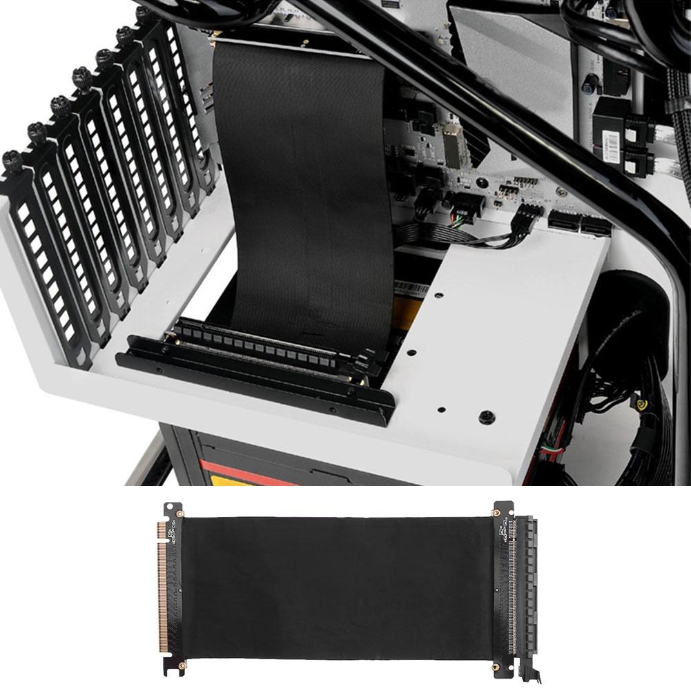 16x Hoge Snelheid Pci Express 24Cm Flexibele Kabel Card Pc Grafische Uitbreiding Poort Adapter Riser Voor 1U 2U 3U server Ipc Chassis
