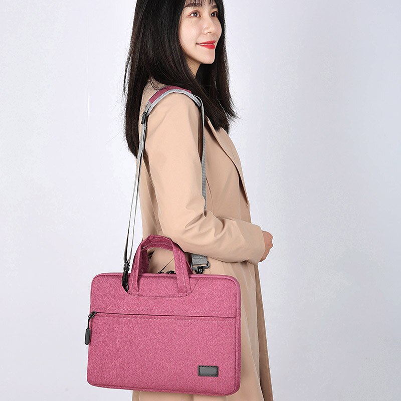 AOTTLA Handbag 16 Inch Laptop Bag Large Capacity Men's Briefcase Classic Solid Color Women's Shoulder Bag Leisure Crossbody Bags