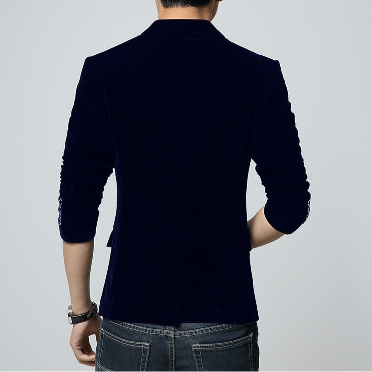 Kavaj för herr märkeskläder fritidskostym slimmad jacka manchester kavaj med enkel knapp för herrklänning kostymer terno masculino plus size