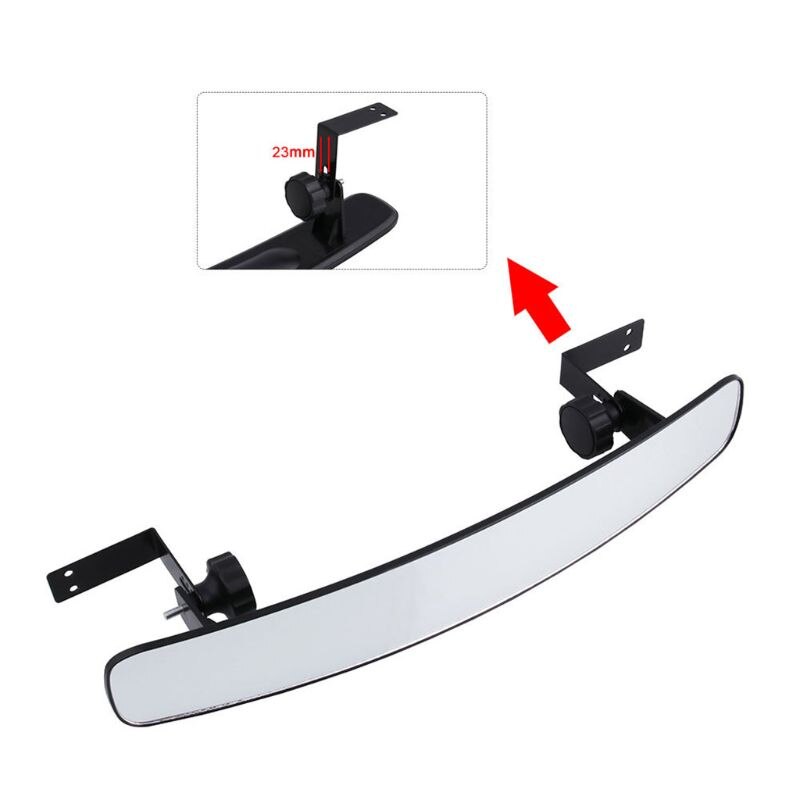 Espejo convexo retrovisor de 16,5 pulgadas para carrito de Golf apto para coche Ez Go Club 180 grados gran angular panorámico con caja de embalaje