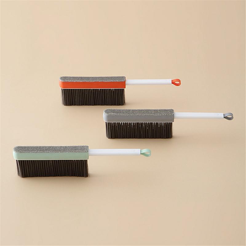 Retractable Double-sided Dusting Brush Long Handle Sweeping Bed Brush Gap Multifunctional Household Bedroom Sofa Cleaning Brush