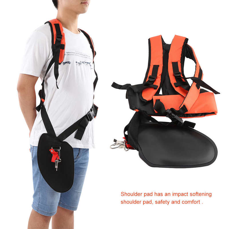 Trimmer Harness Strap Trimmer Dubbele Schouderriem Maaier Nylon Y Vormige Riem Voor Bosmaaier Tuin Gazon Trimmer Tool