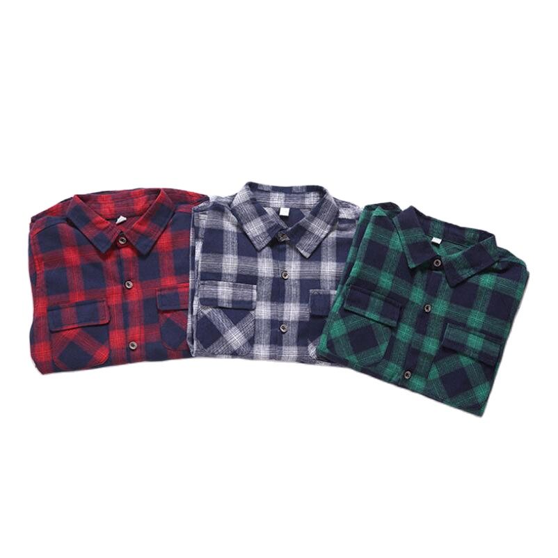 Drenge bluser 3-13y baby drenge efterår langærmet plaid skjorte teenage forårs varm jakke chaqueta de primavera adolescente caliente