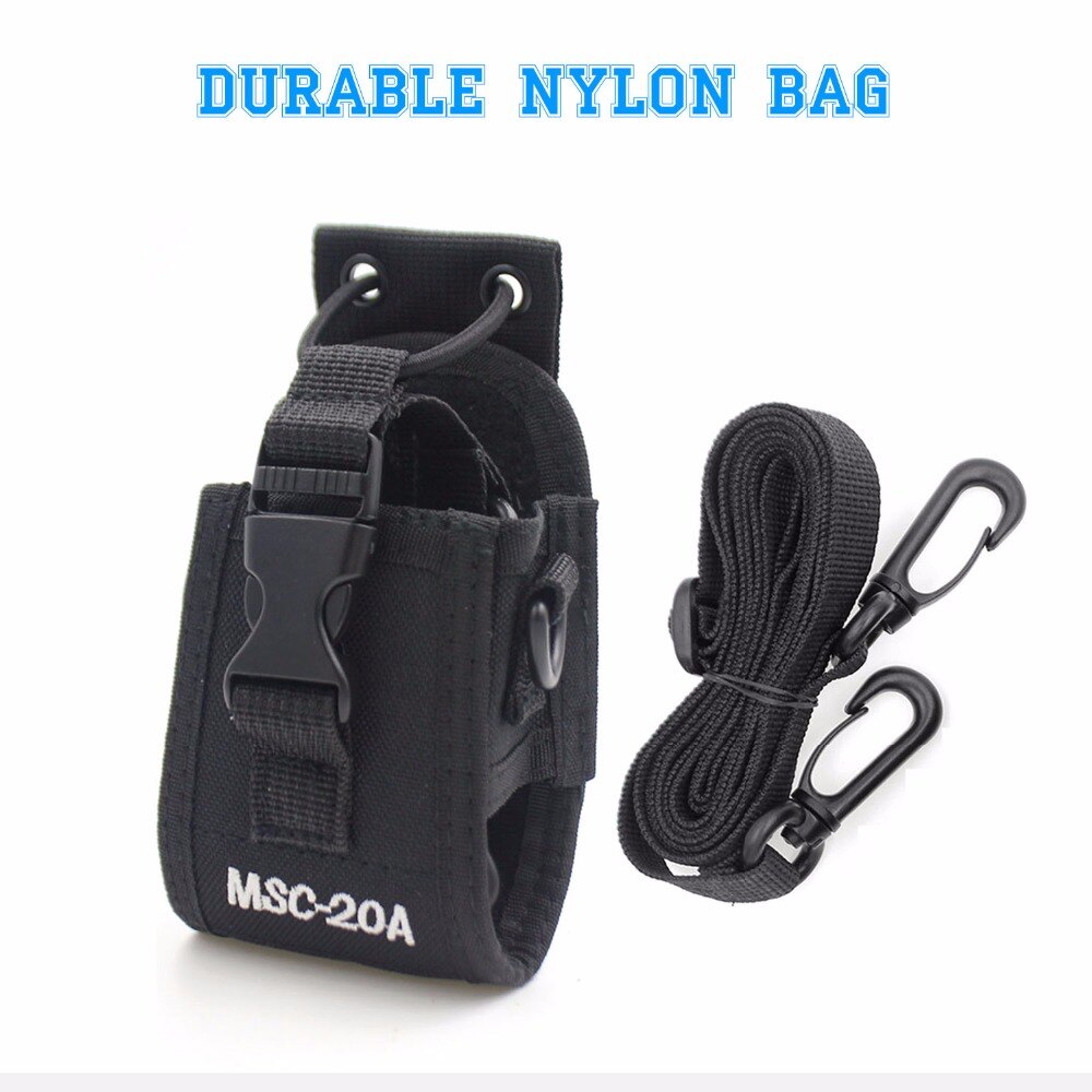 Two Way Radio Case Holder MSC-20A Nylon Carry Bag for Baofeng UV-5R UV-82 UV-888S UV-9R Walkie Talkie