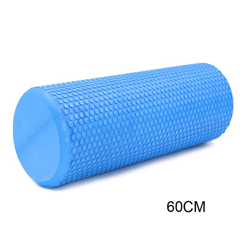 30/45/60CM EVA Yoga Foam Roller Training Colume Rollor Bricks Fitness Exercise Pilates Body Building Back Massager: Ivory