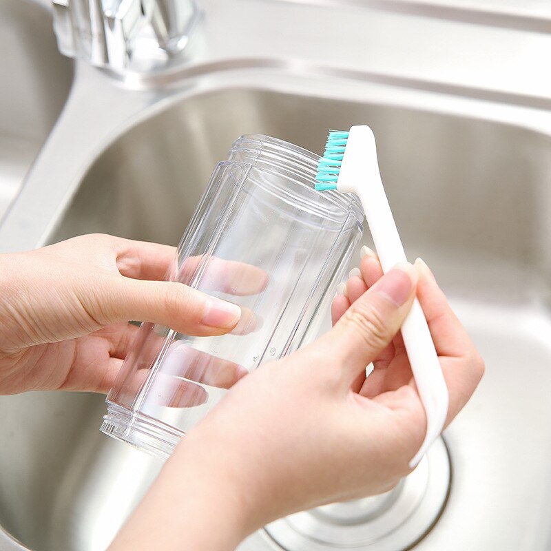 2 pièces/ensemble nettoyage brosse étroite longue poignée Portable Gap vêtements bébé lait bouteille Gap nettoyage brosses ménage cuisine outils
