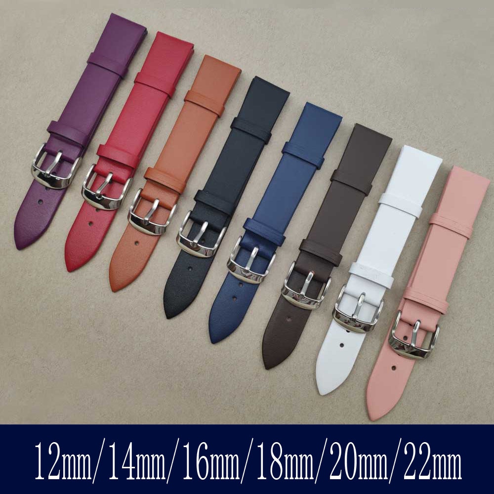 Sport Lederen Horlogeband Horloges band 22mm 20mm 18mm 19mm 12mm 14mm 16mm 24mm 21mm Horlogebanden Mannen Vrouwen Polsband