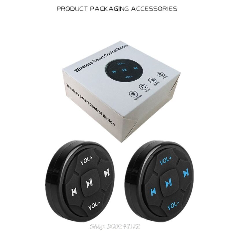 Universal Car Steering Wheel Wireless Bluetooth-compatible Remote Control Media Button for Mobile Controller S24 20