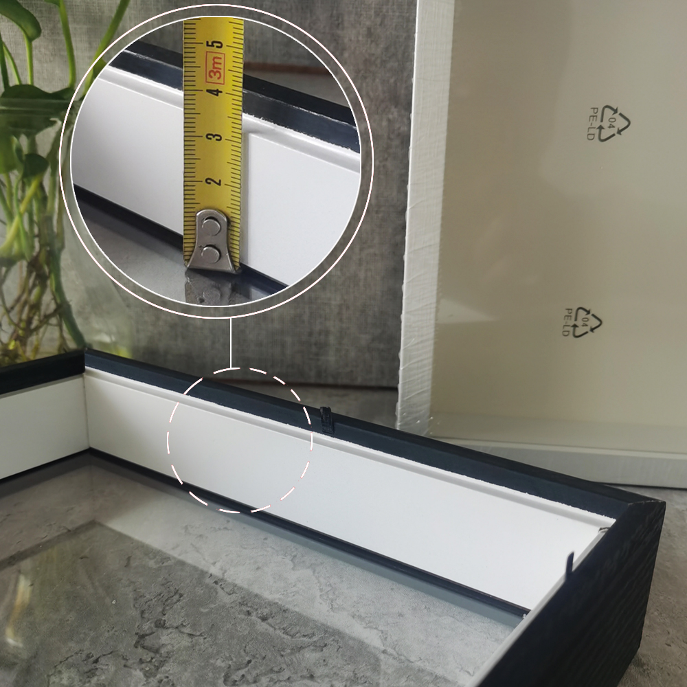 Diepte 3Cm Houten Fotolijst Voor Het Weergeven Drie-Dimensionale Werkt Nordic Diy 3D Hout Fotolijst Foto Decor