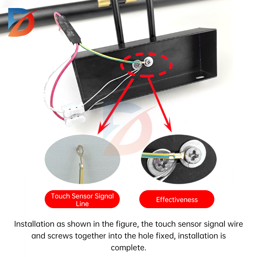 Touch schakelaar LED strip licht driver 3.7V 5V 12V 24V traploos dimmen DC 3-24V 3A anti-metalen tafellamp speciale touch schakelaar