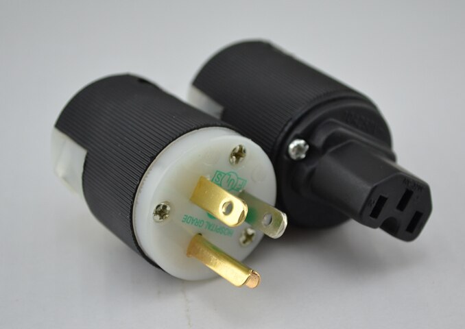 Hifi HBL8215C USA Power Plug&amp;IEC Connecter pair