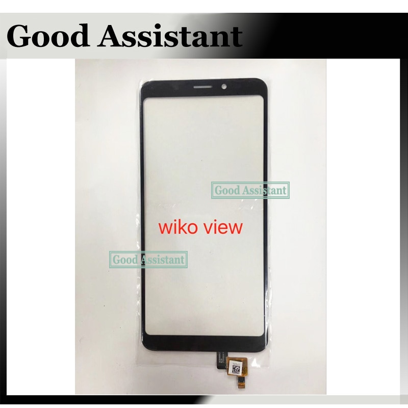 Zwart 5.7 Inch Voor Wiko View Touch Screen Digitizer Glas Voor Outer Touch Panel Vervanging