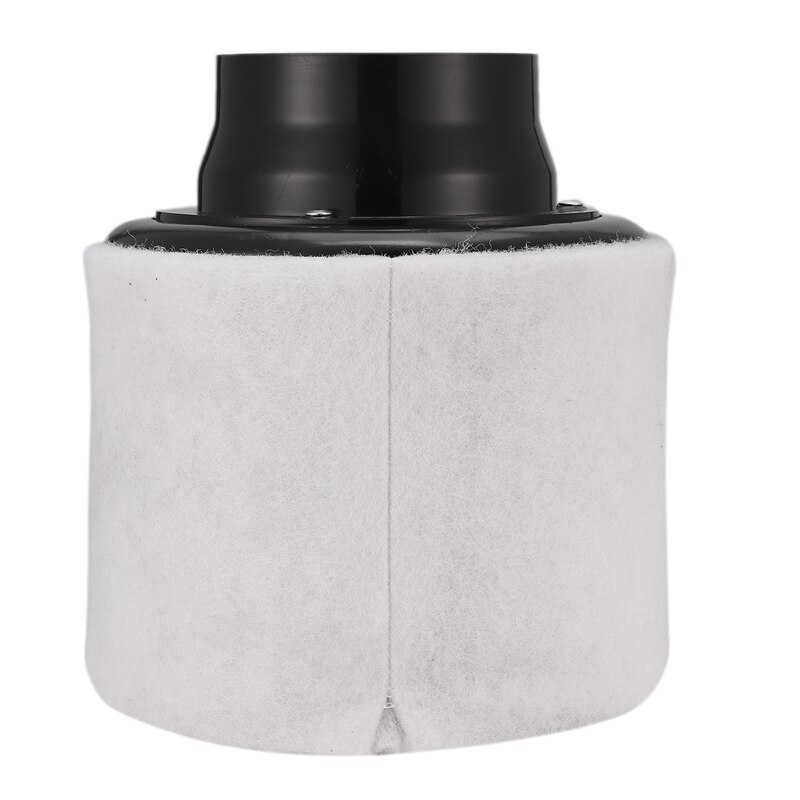 4 tums kolfilter luftrenare med förfilter för inline fläkt hydroponics grön inomhus trädgårdsskötsel odlingstält ventilation 100mm