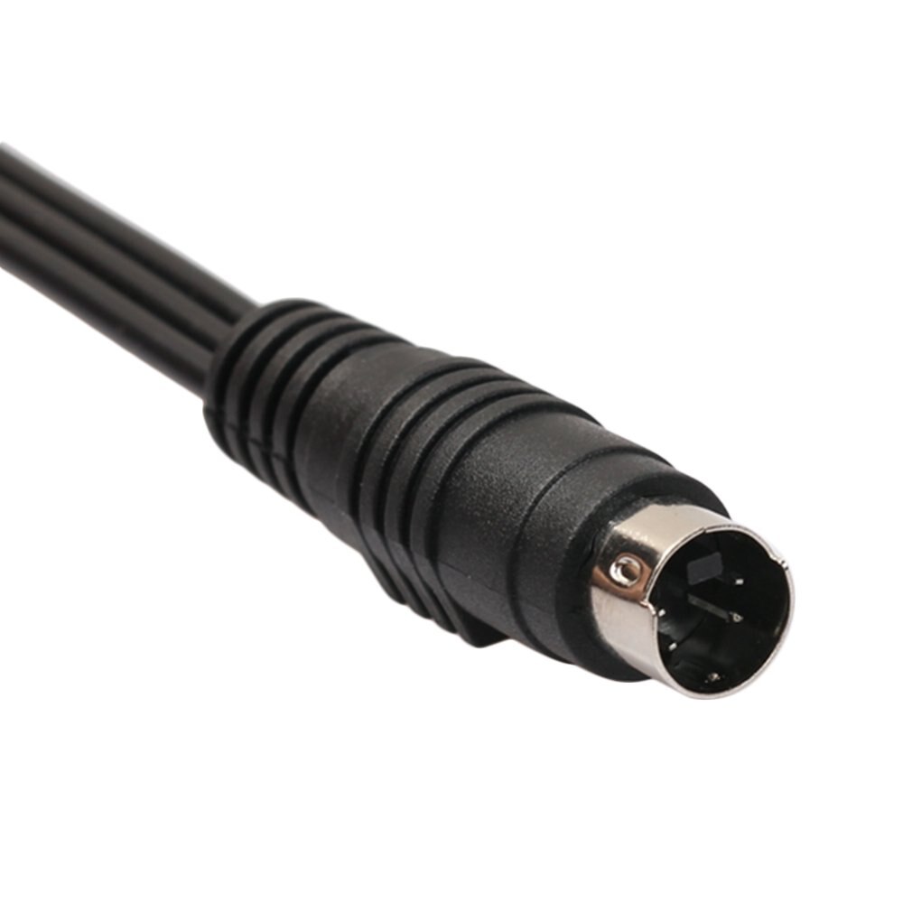 Câble Audio 4 broches s-vidéo vers 3 RCA femelle, câble adaptateur TV pour ordinateur portable avec Port RCA femelle et 4 broches s-vidéo