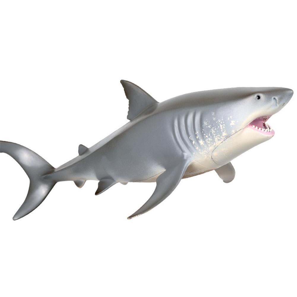 Rctown Kids Simuleren Zee Haai Vorm Modeling Toy Thuis Tafelblad Decoratie: white shark