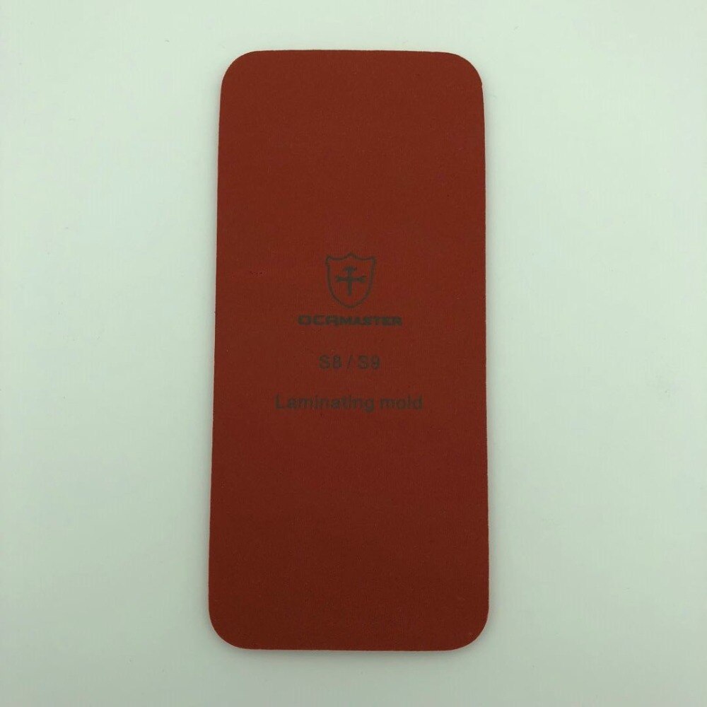 OCA laminado principal OCA de goma roja LCD para samsung edge oca, reparación de pantalla lcd, alfombrilla de goma laminada universal 1 pieza,