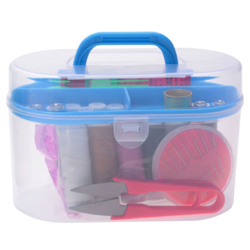 10Pcs Portable Sewing Thread Needles Tools Set DIY Stitching Craft Kit with Case