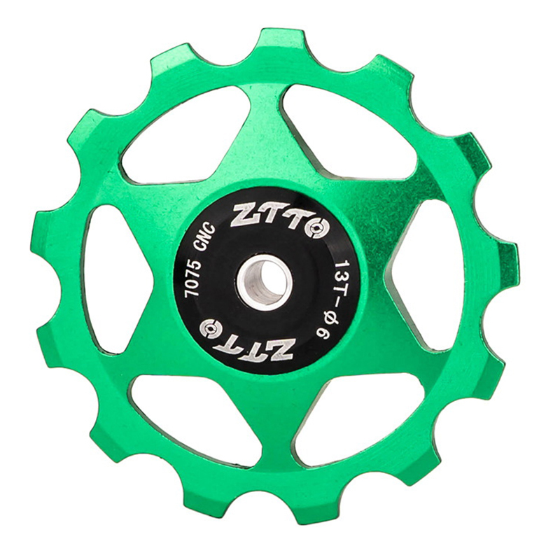Bicycle Rear Derailleur Jockey Wheel 13T Aluminum Alloy Sealed Bearing Pulley AL7075 CNC Road Bike Guide Roller Idler 4/5/6MM: PURPLE