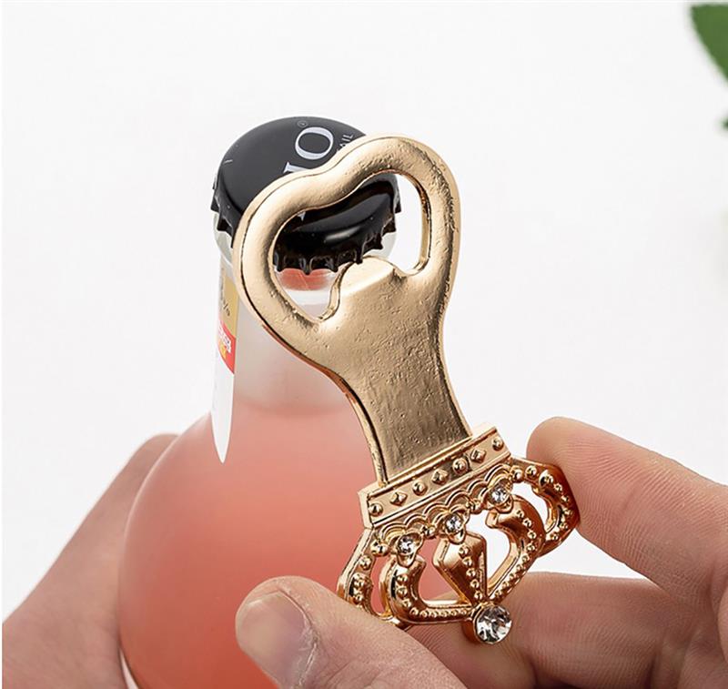 Apribottiglie multiuso con strass a forma di fiocco di neve apribottiglie bomboniera per regalo per la festa nuziale per gli ospiti