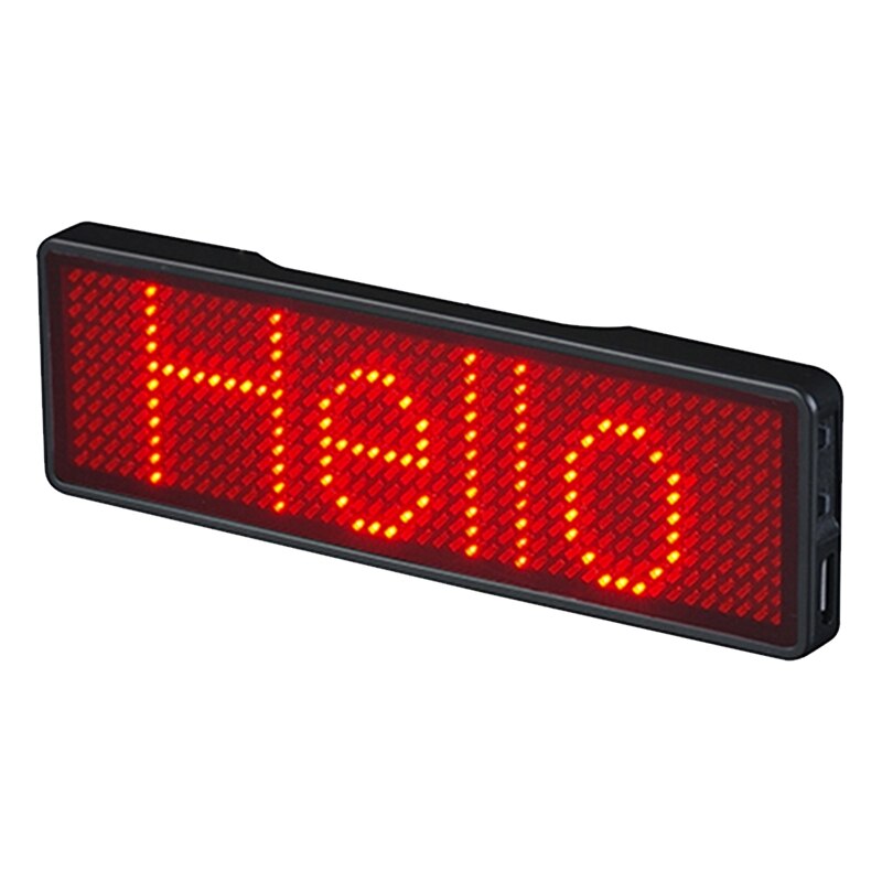 Panneau lumineux LED Bluetooth Rechargeable, panneau d&#39;affichage à Message défilant Programmable, bricolage